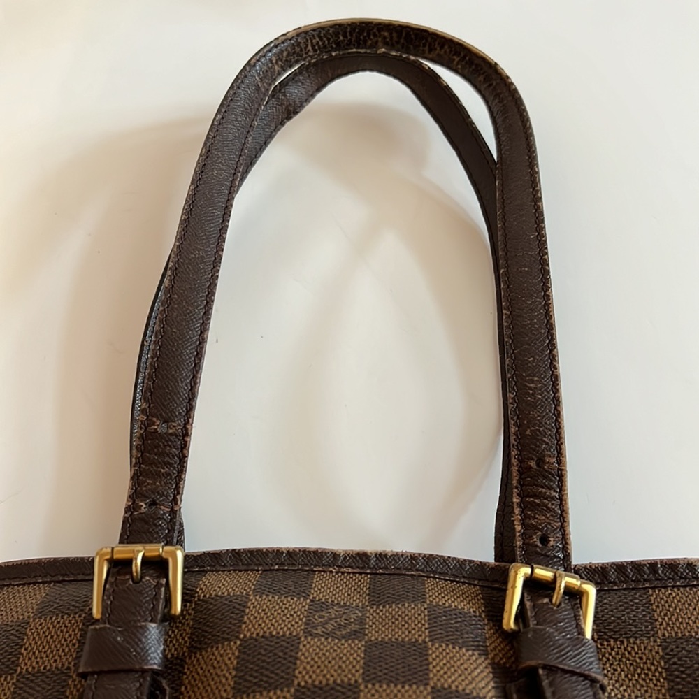 Louis Vuitton Marais bucket bag in Damier Ebene - Picture 9 of 16